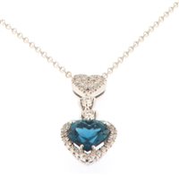 Collana Davite & Delucchi Donna in Oro bianco Topazio CLN011892TB - CLN011892TB